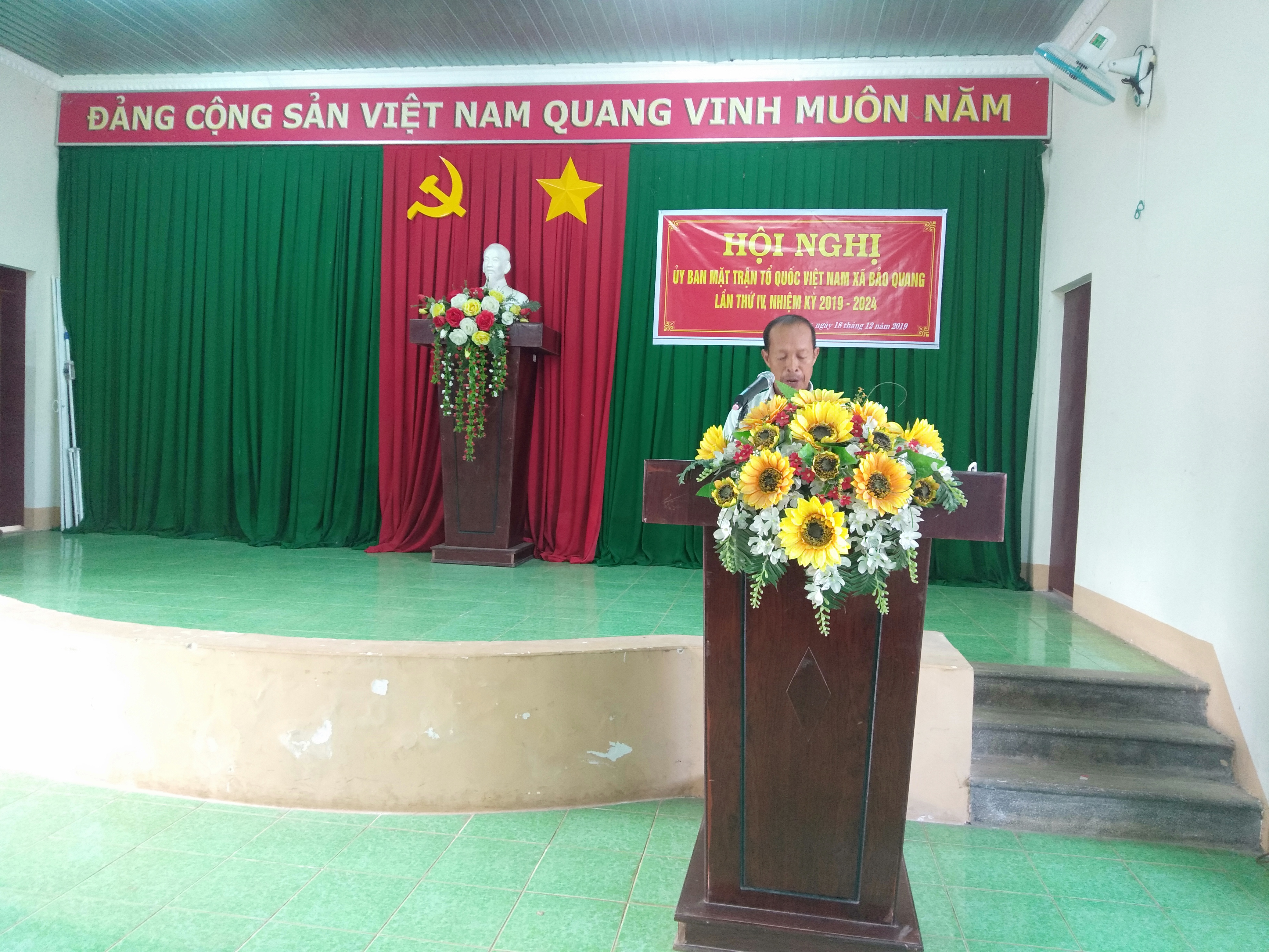 Ông Nguyễn Tiến Dũng- Thường trực Đảng ủy xã phát biểu chỉ đạo Hội nghị.jpg