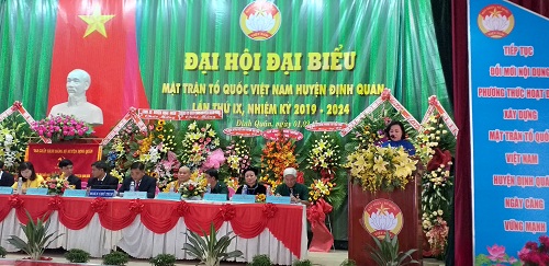 Đ.C Nguyễn Thị Thanh yên phát biểu chỉ đạo ĐH.jpg