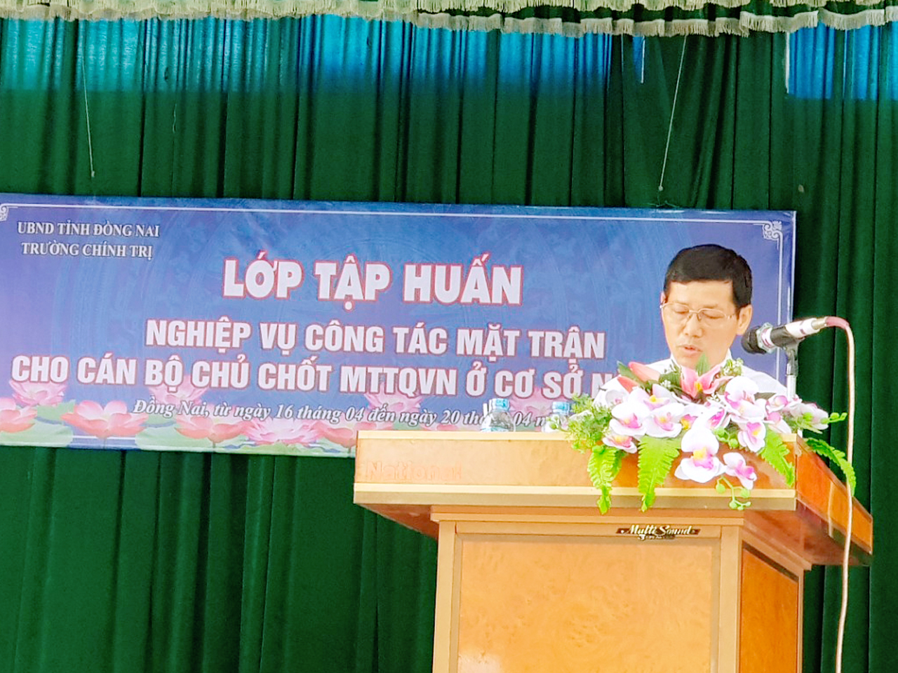 đồng chí Lê Ngọc Vĩnh – Phó Hiệu trưởng Trường Chính trị tỉnh.jpg